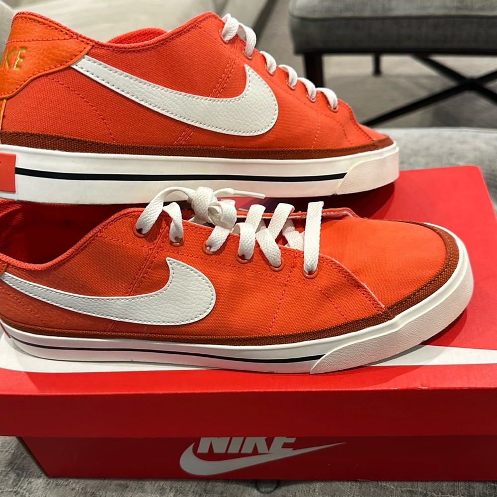 Nike Court Legacy Orange Sneakers